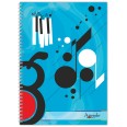 Quaderno Maxi Pentagrammato Spiralato Per Musica 21x30 50 Fogli Quaderno Scuola 4