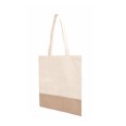 Borsa Shopper Cotone E Juta Naturale 50 Pezzi 37x41cm Alta Qualità Riutilizzabili Con Manici 1