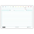 Schede Rigate 15x21 Colors 50 Pz Orizzontale Schede A Righe Per Schedario 1