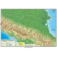 Cartina Regionale 21x30 Emilia Romagna Geografica Fisica Politica Plastificata Lucida Per Uso Scolastico 1