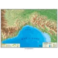 Cartina Regionale 21x30 Liguria Geografica Fisica Politica Plastificata Lucida Per Uso Scolastico 1