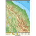 Cartina Regionale 21x30 Marche Ed Umbria Geografica Fisica Politica Plastificata Lucida Per Uso Scolastico 2
