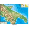 Cartina Regionale 21x30 Puglia E Basilica Geografica Fisica Politica Plastificata Lucida Per Uso Scolastico 2
