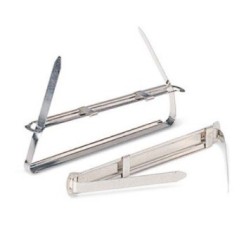 Pressini Fermafogli In Metallo Per Carta 50 Pezzi Paper Fasteners 2 2