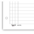 Ricambio agenda organizer rubrica 21x30cm A4 90gr 4fori 50fogli 3