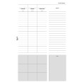 Agenda settimanale senza data spiralata plastificata 15x21cm A5 4