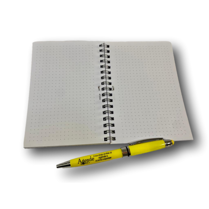 Taccuino Puntinato Per Appunti Dots Grid A5 15x21cm 50 Fogli 5