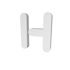 Lettera 3d In Polistirolo Tube 45cm 4cm Spessore Scegli La Lattera 1 2