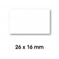 10 Rotoli Etichette Per Prezzatrice 26x16 Rettangolare Made In Italy Bianco 1.000 Etichette Per Rotolo Di Alta Qualità 1