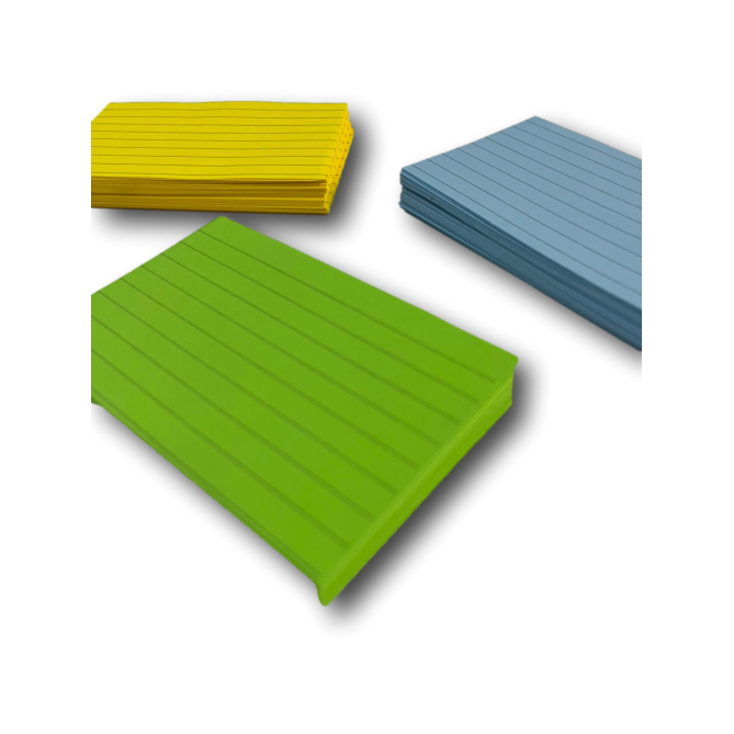 Porta Foglietti In Plex Appunti A Righe In 3 Colori 8,5x6 300 Fogli Carta Di Alta Qualità 1