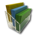 Porta Foglietti In Plex Appunti A Righe In 3 Colori 8,5x6 300 Fogli Carta Di Alta Qualità 3