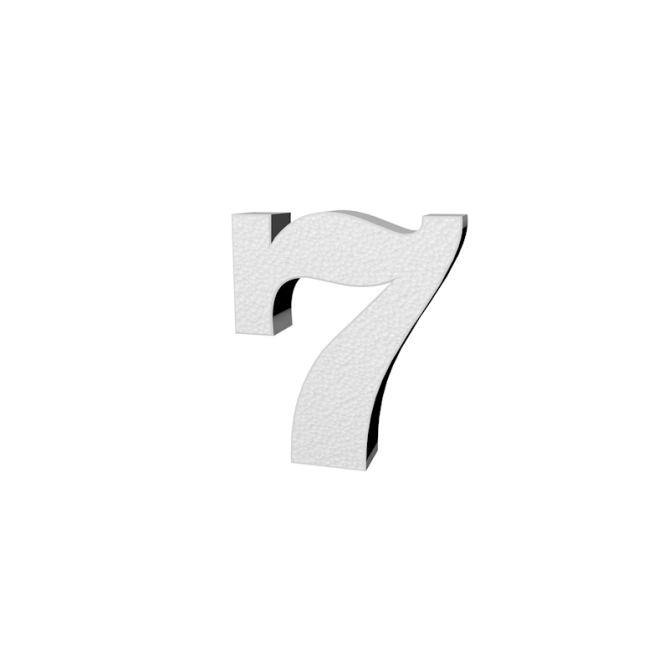 Numero In 3d In Polistirolo Clair 45cm Altezza 4cm Spessore Per Decorazioni Insegne E Scritte 8