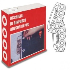 Salvabuchi Adesivi Rinforzi Per Fori Anelli 500 Pezzi In Plastica 2 2