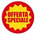 Etichette Adesive Offerta Speciale, Rosso e Giallo, 2.000 Etichette, 2 Rotoli, Adesivi Promozionali per Negozi 2