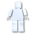 Omino Mattoncini In Polistirolo Altezza 24cm Bianco Da Verniciare Ed Incollare 1