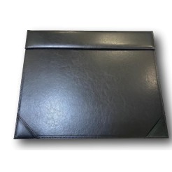 Servizio Da Scrivania In Ecopelle Soft Touch 4 Pezzi Colore Nero Set Scrittoio 4 2
