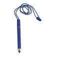 Penna A Sfera Touch Con Laccio E Gommino 5 Pezzi Blu 1