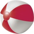 Pallone Mare Spiaggia Gonfiabile D. 26cm Bianco Rosso 1