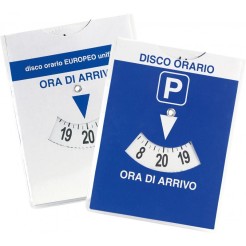 Kit Disco Orario Maxi + Porta Libretto Auto Con Pattina 19x13 Kit Auto Porta Documenti 1 2