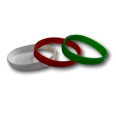 Bracciale Tricolore In Gomma Silicone 3 Pezzi 1