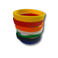 Bracciale Seven In Gomma Silicone 7 Pezzi Colori Assortiti 4