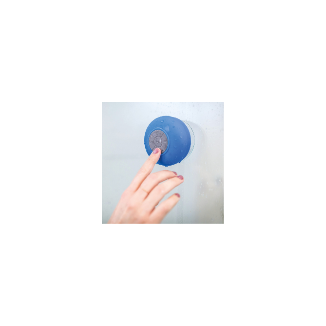 Shower Speaker Bluetooth Impermiabile Con Vivavoce Rotondo Con Ventosa 8
