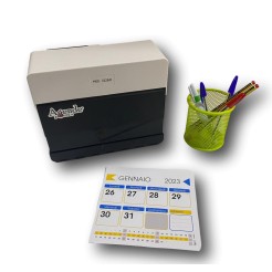 Schedario In Plastica Schede Orizzontali 10,5x8 Capacità 300 Posti 1 2