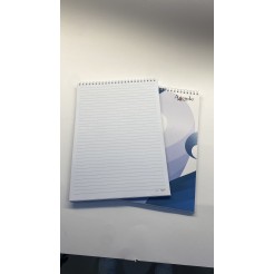 Blocco Notes Per Appunti A Righe Da 8 Mm A4 21x30cm 60 Fogli Spiralato Carta 80gr 4 2