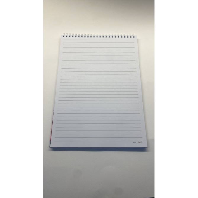 Blocco Notes Per Appunti A Righe Da 8 Mm A4 21x30cm 60 Fogli Spiralato Carta 80gr 2