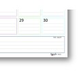 Planning mensile 2026 2027 spiralato 30x42cm A3 25 24fogli 1