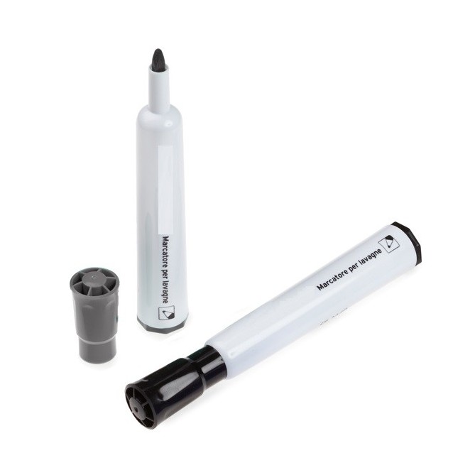 Starter Kit Lavagna Bianca Cancellabile Pennarelli Cancellaili Spugna Magantica Magneti Assortiti 5