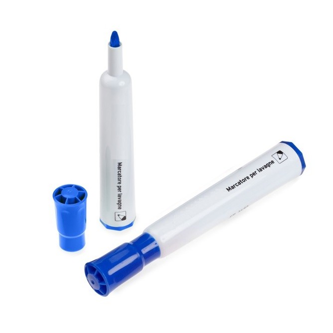 Starter Kit Lavagna Bianca Cancellabile Pennarelli Cancellaili Spugna Magantica Magneti Assortiti 6