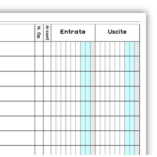 Registro Di Cassa Entrate Uscite A4 Spiralato 100 Pagine 50 Fogli 21x30 4