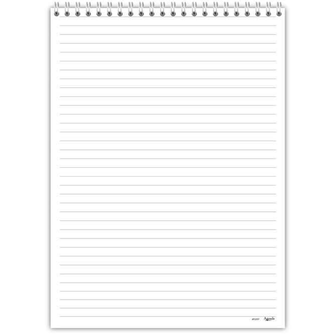 Blocco Notes Per Appunti Righe A4 21x30cm 60 Fogli Spiralato Carta Da 80gr 3