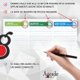 Planning da tavolo A3 perpetuo 7COLORS 43x31 BILINGUE (55 fogli) agenda da tavolo senza data 3