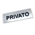 Targa Segnaletica Spogliatoio Uomo Adesiva 150x50 Mm S. 3 Mm 4