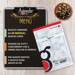 Blocchi Comande Maxi A 2 Copie Autoricalcanti Da 50 Moduli Per Bloccchetto 16,5x10,5 1 2