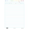 Schede Rigate 29,7x21 A4 50 Pz Verticale Colors Schede A Righe Per Schedario 1
