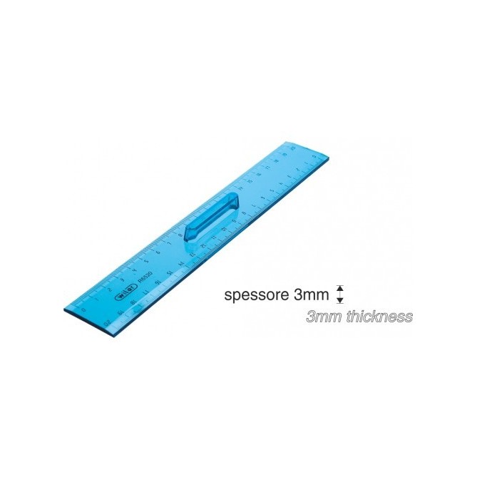 Righello Doppio Decimetro In Plastica Pvc Da 20cm Con Manico 2