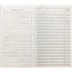 Registro Del Professore Per 3 Classe Utile Per Tutte Le Scuole 31x17 1 2