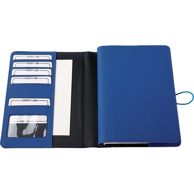 Agenda giornaliera 2026 similpelle chiusura fibbia 15x21cm A5 porta penna multilingua 6