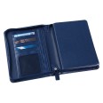 Agenda giornaliera 2026 similpelle chiusura zip 17x24cm tasca multilingua NERO 1