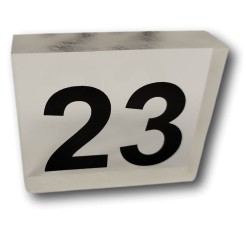 Numeri Per Tavoli In Plex Trasparente 6x5cm 10 Pezzi 1 2