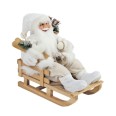 Babbo Natale Armio Su Slitta Plastica E Ciniglia 1