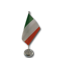 Bandierina Italia In Poliestere 20x14cm 10 Pz Con Asta In Plastica 4