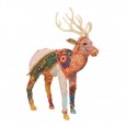 Animali Realizzati In Carta E Tessuti Riciclati Cervo H. 45cm 5
