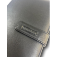 Agenda organizer tascabile VUOTA poliestere chiusura bottone 7x12cm tasca nero 2