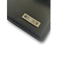Agenda organizer tascabile VUOTA tessuto chiusura bottone 7x12cm tasca grigio 2