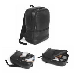 Zaino Portacomputer 15pollici In Ecopelle Nero Imbottito 2 2