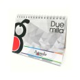 Calendario da tavolo 2026 triangolare mensile 12mesi multicolor 16x14cm spiralato doppia facciata 1